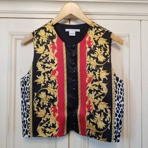 Peter Nygard Silk Vest / Sleeveless Blouse 6